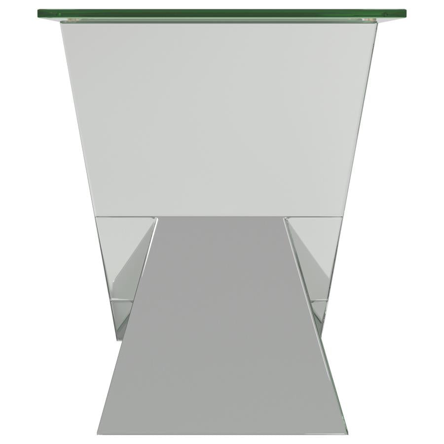 Taffeta Silver End Table - MyWaynesHome #