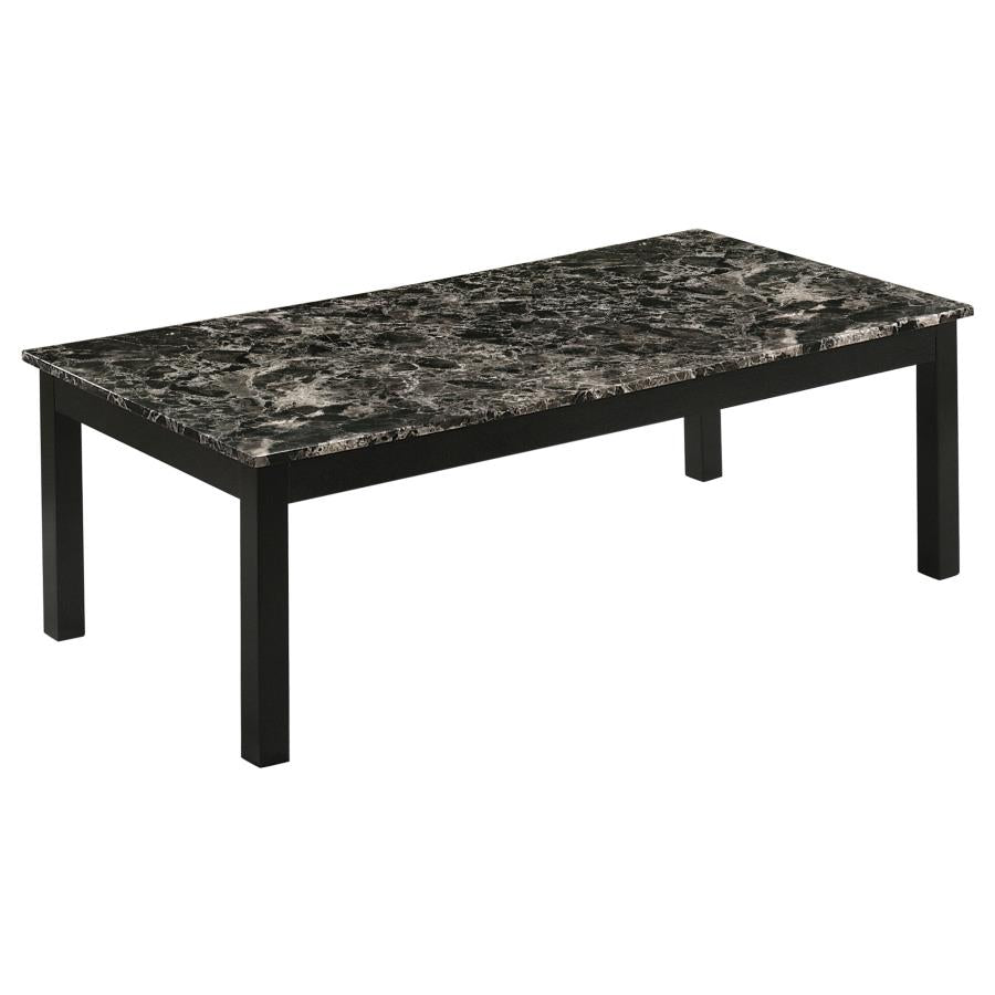 Darius Black 3 Pc Coffee Table Set - MyWaynesHome #