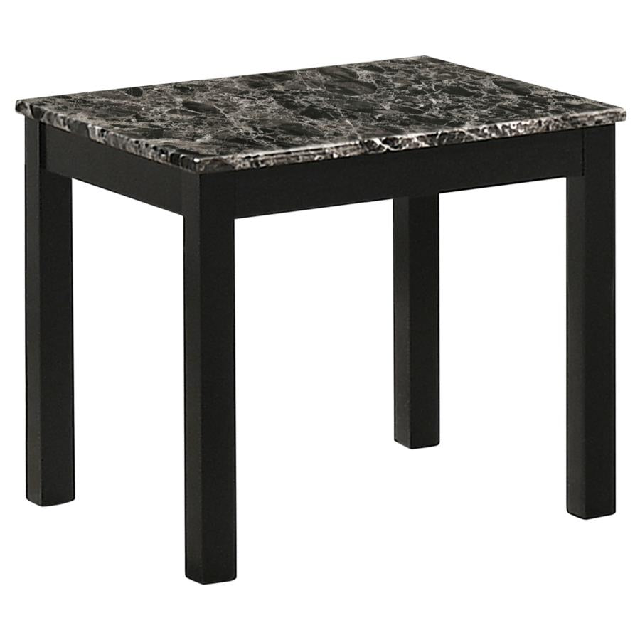 Darius Black 3 Pc Coffee Table Set - MyWaynesHome #