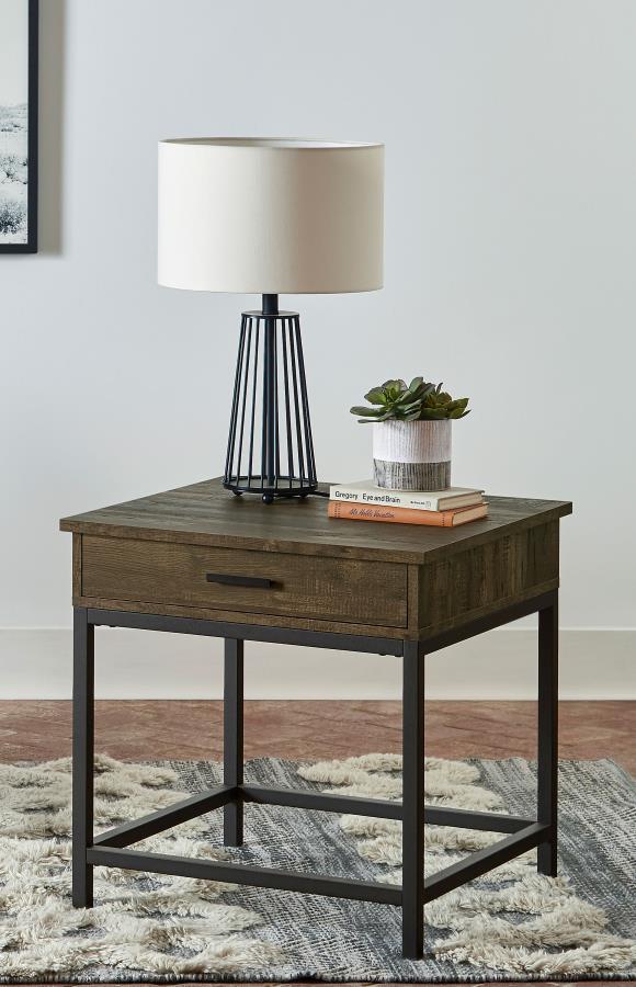 Byers Brown End Table - MyWaynesHome #