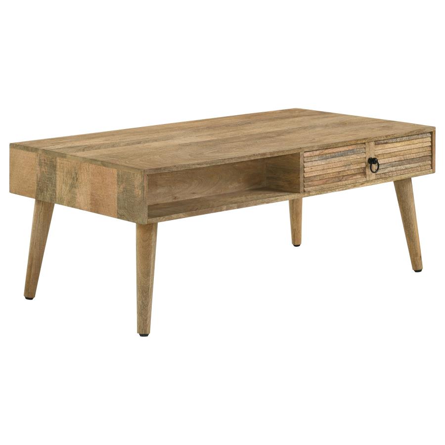 Zabel Brown Coffee Table - MyWaynesHome #
