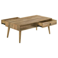 Zabel Brown Coffee Table - MyWaynesHome #