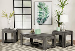 Donal Grey 3 Pc Coffee Table Set - MyWaynesHome #