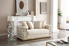 Talia - Loveseat - Ivory