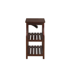 Wasaki - Accent Table With USB - Espresso