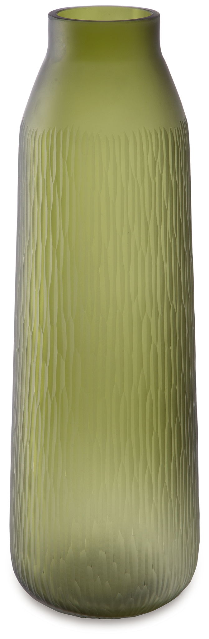 Scottyard - Jarrón para interior/exterior - 17" - Verde oliva