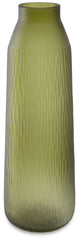 Scottyard - Jarrón para interior/exterior - 17" - Verde oliva