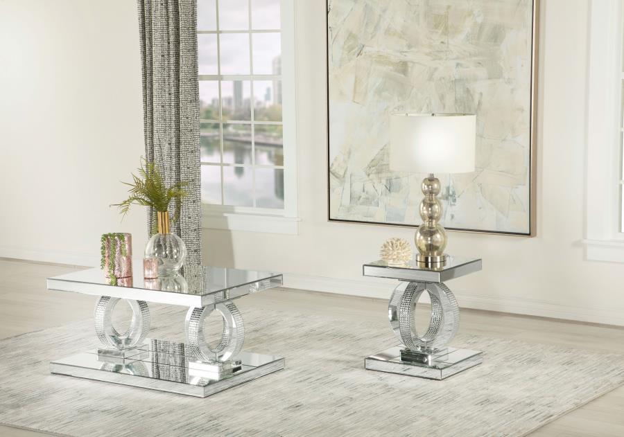 Breena Silver Coffee Table - MyWaynesHome #