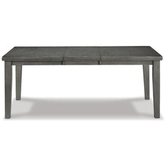 Hallanden - Rectangular Dining Room Butterfly Extension Table - Gray