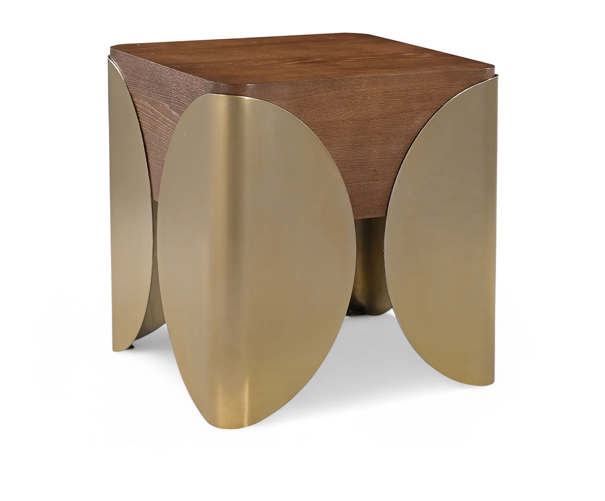 Cazari - Oak Wood And Iron Table
