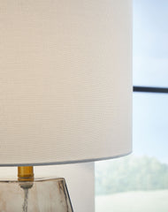 Taylow - Glass Table Lamp  - Gray
