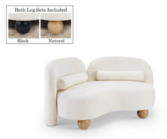 Daphne - Chenille Loveseat