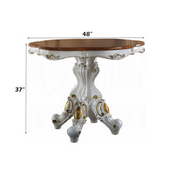 Picardy - Counter Height Table - Antique Pearl & Cherry Oak