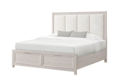 Mariah - 5 Piece King Bedroom Set (Bed, Dresser & Mirror, Nightstand, Chest) - Beige