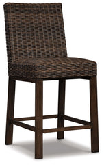 Paradise Trail - Barstool (Set of 2) - Medium Brown