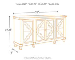 Fossil Ridge - Accent Cabinet - Gray