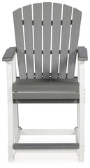 Transville - Barstool (Set of 2) - Gray / White