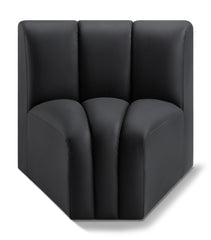 Arc - Faux Leather Curved Corner Chair