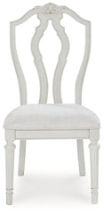 Montelaine - Dining Upholstered Side Chair (Set of 2) - Antique White