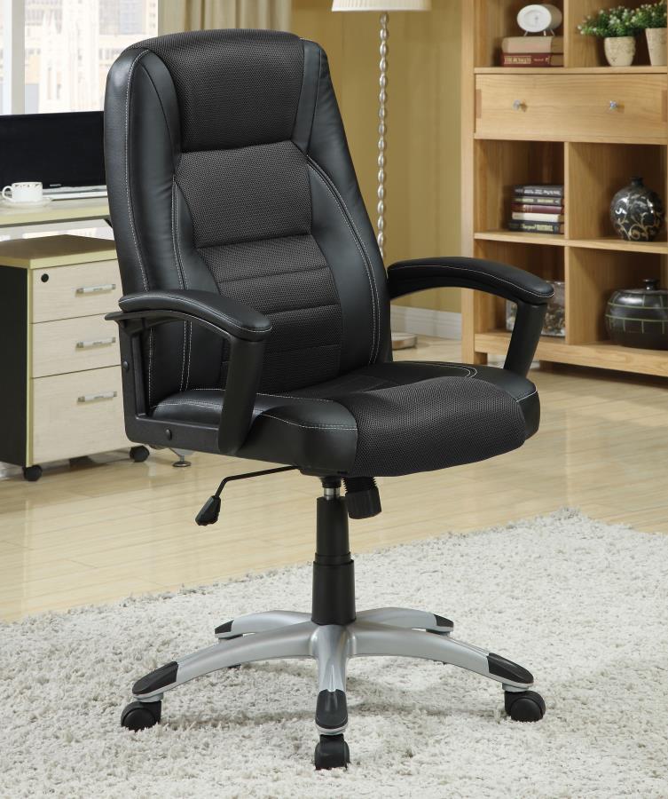 Dione Black Office Chair - MyWaynesHome #