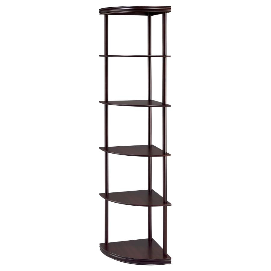 Bonwick Brown Corner Bookcase - MyWaynesHome #