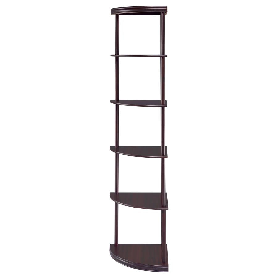 Bonwick Brown Corner Bookcase - MyWaynesHome #