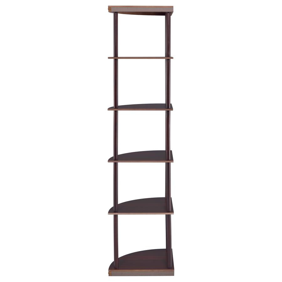 Bonwick Brown Corner Bookcase - MyWaynesHome #