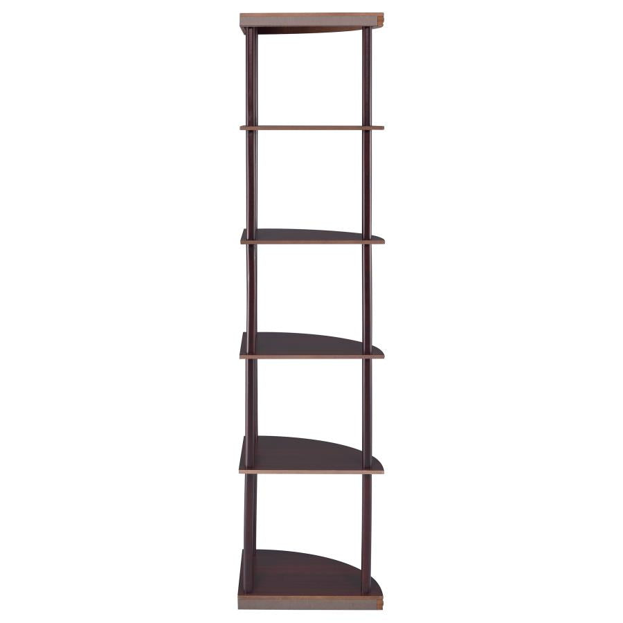 Bonwick Brown Corner Bookcase - MyWaynesHome #