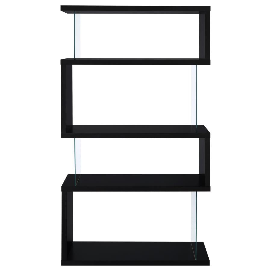 Emelle Black Bookcase - MyWaynesHome #