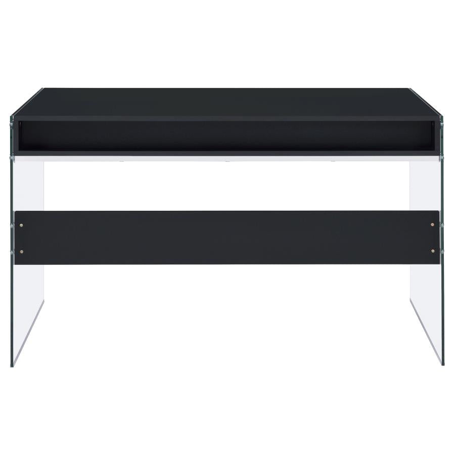 Dobrev Black Writing Desk - MyWaynesHome #