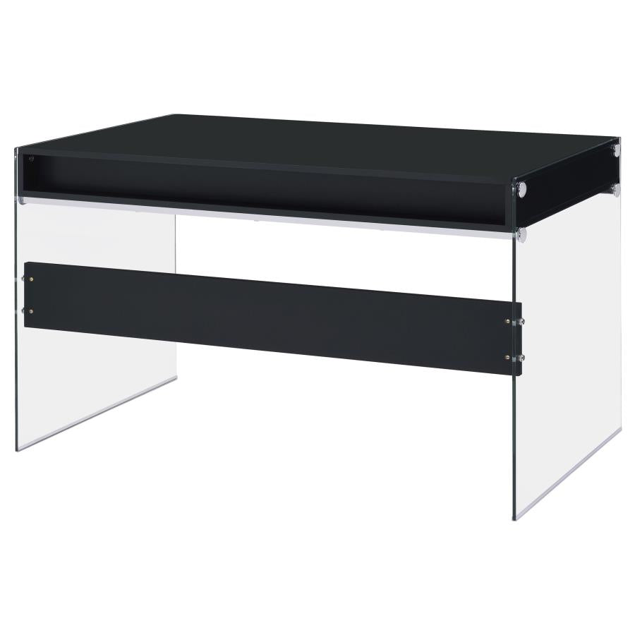 Dobrev Black Writing Desk - MyWaynesHome #