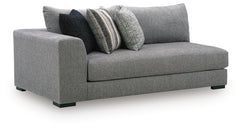 Creston Heights - LAF Corner Chaise - Smolder