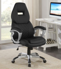 Bruce Black Office Chair - MyWaynesHome #