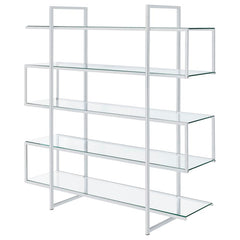 Elmer Silver Bookcase - MyWaynesHome #
