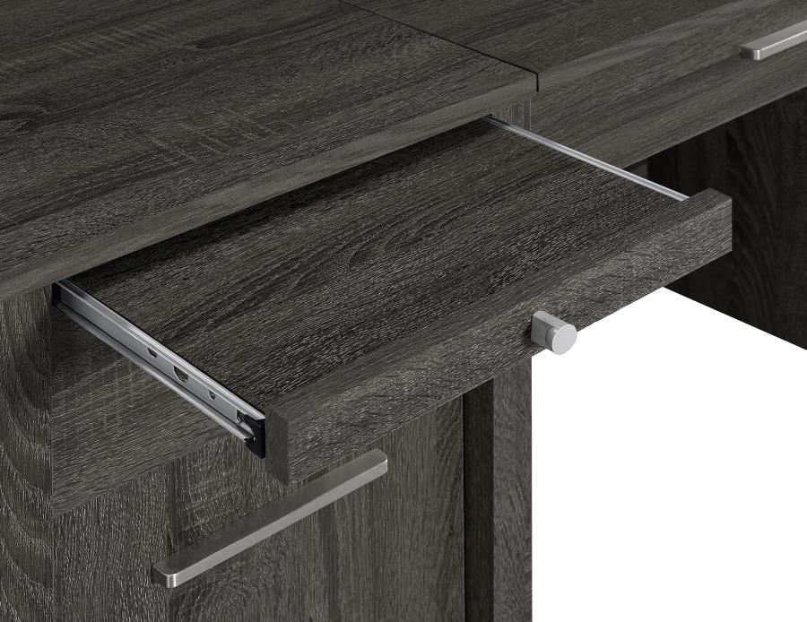 Dylan Grey Lift Top Computer Desk - MyWaynesHome #