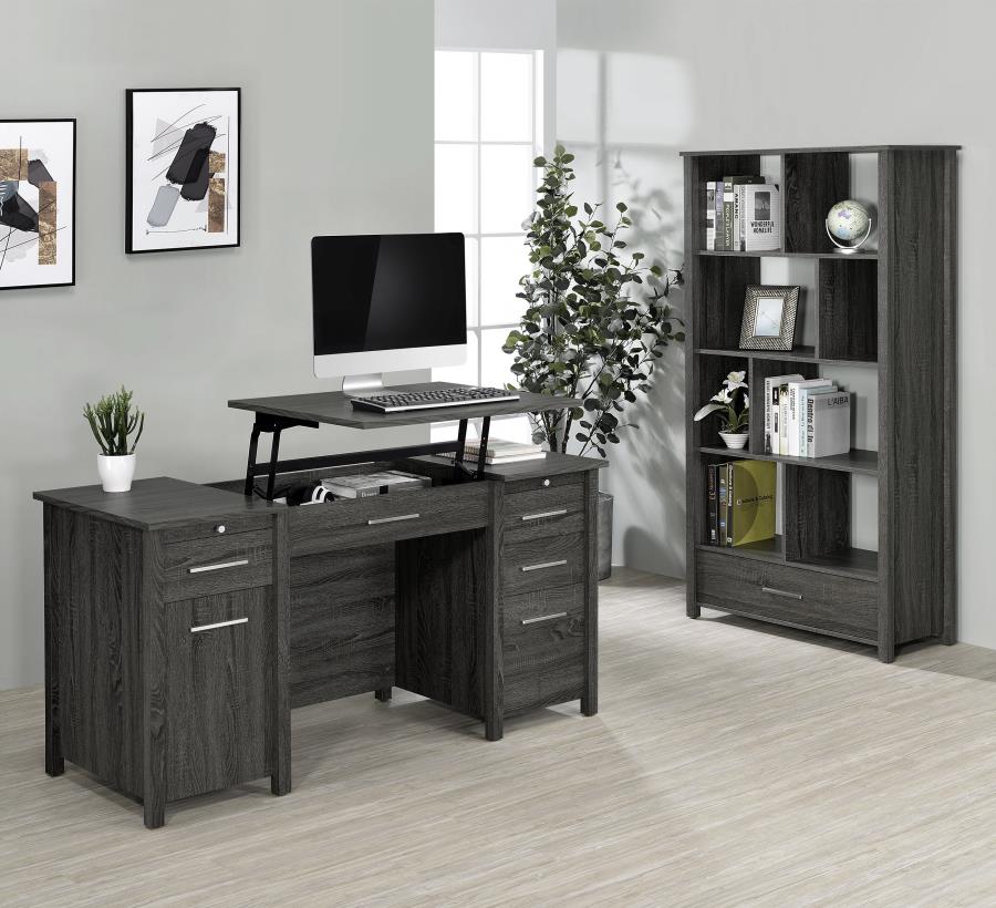 Dylan Grey Bookcase - MyWaynesHome #