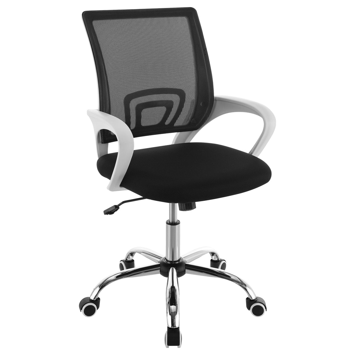 Felton Upholstered Adjustable Home Office Desk Chair Black - MyWaynesHome #