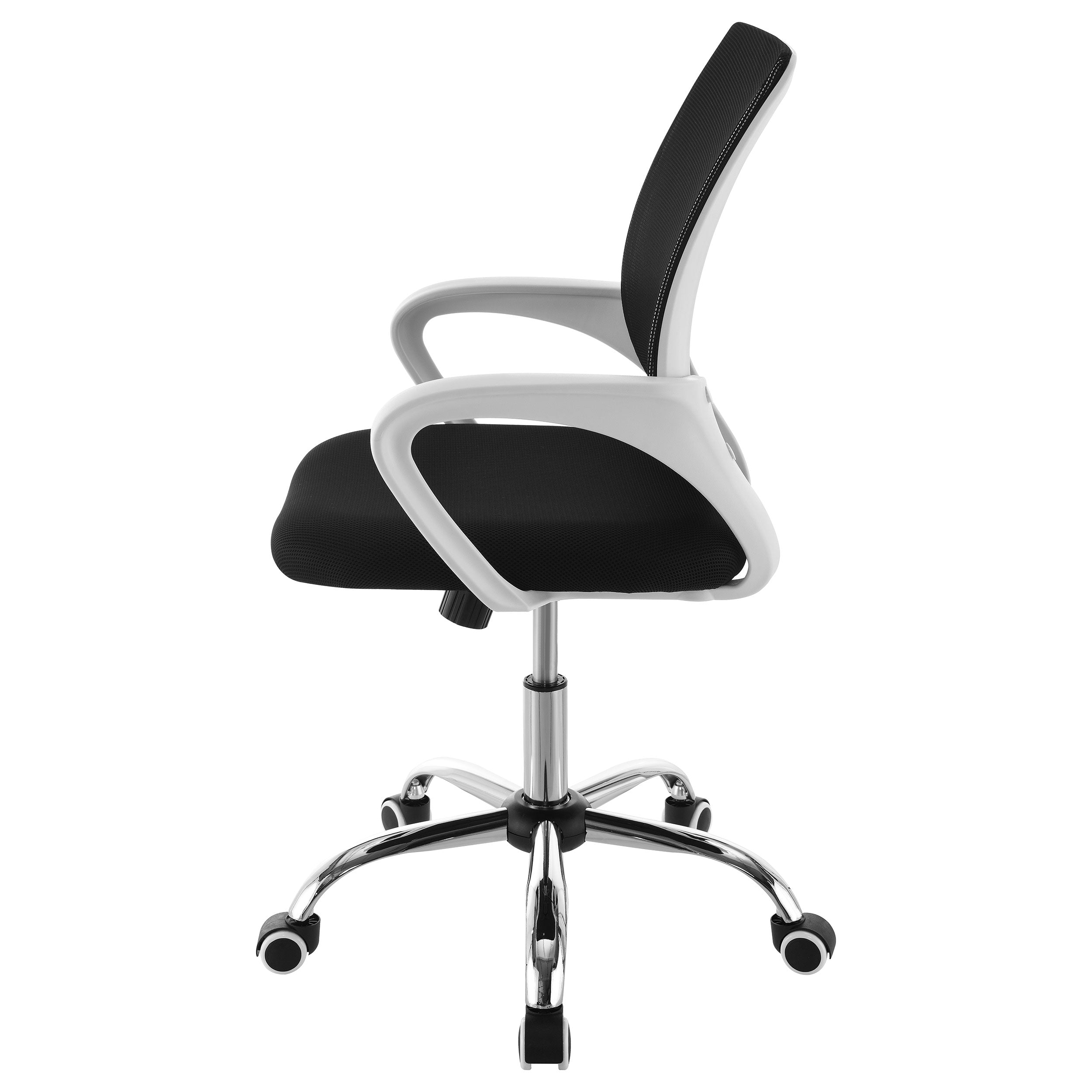 Felton Upholstered Adjustable Home Office Desk Chair Black - MyWaynesHome #