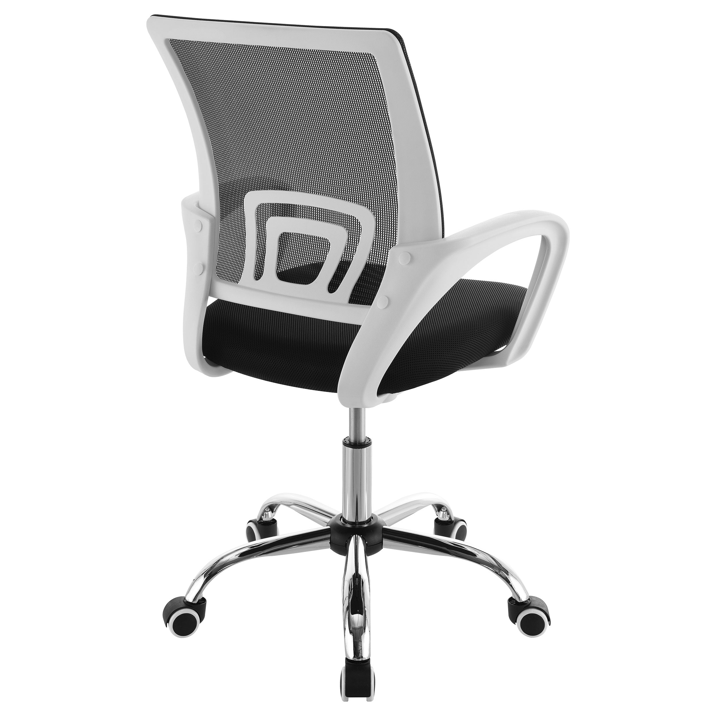 Felton Upholstered Adjustable Home Office Desk Chair Black - MyWaynesHome #