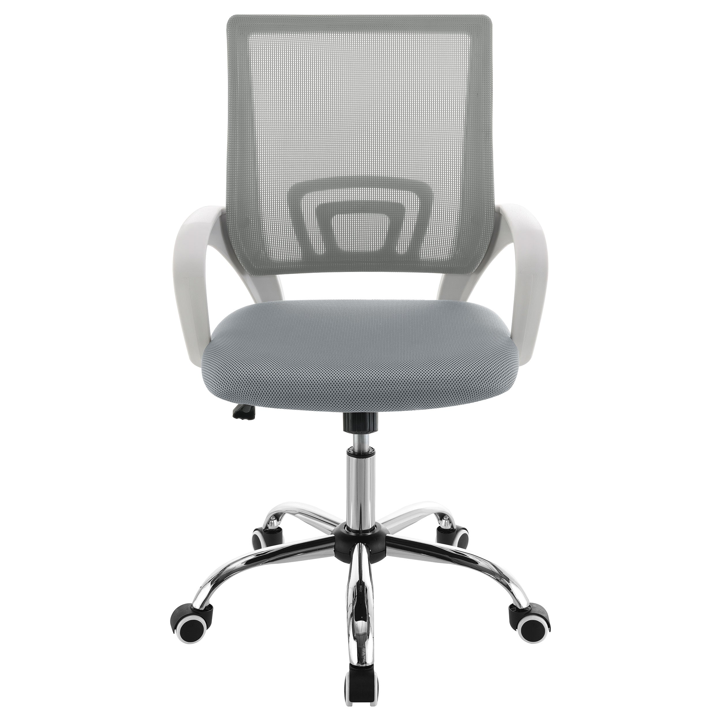 Felton Upholstered Adjustable Home Office Desk Chair Grey - MyWaynesHome #