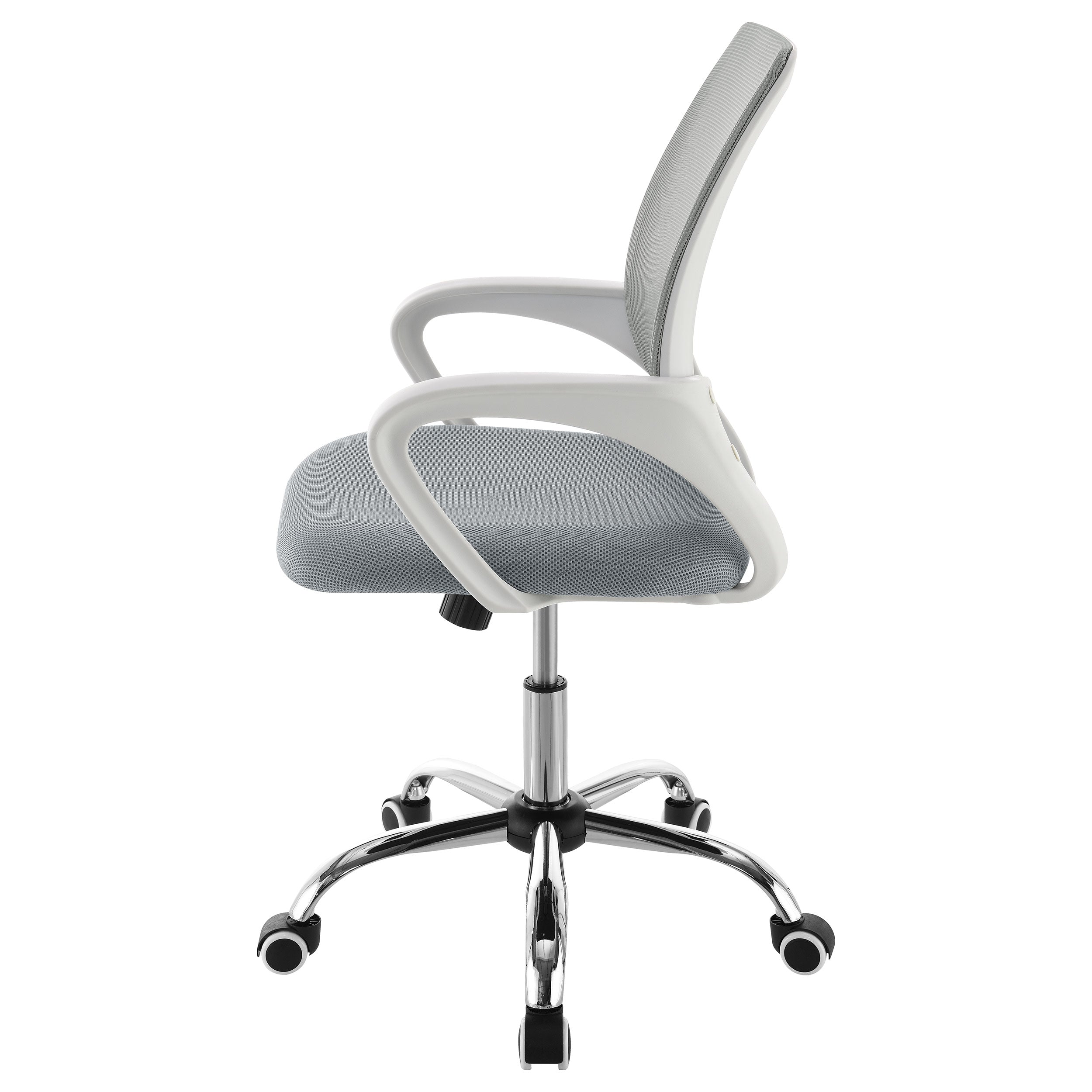 Felton Upholstered Adjustable Home Office Desk Chair Grey - MyWaynesHome #