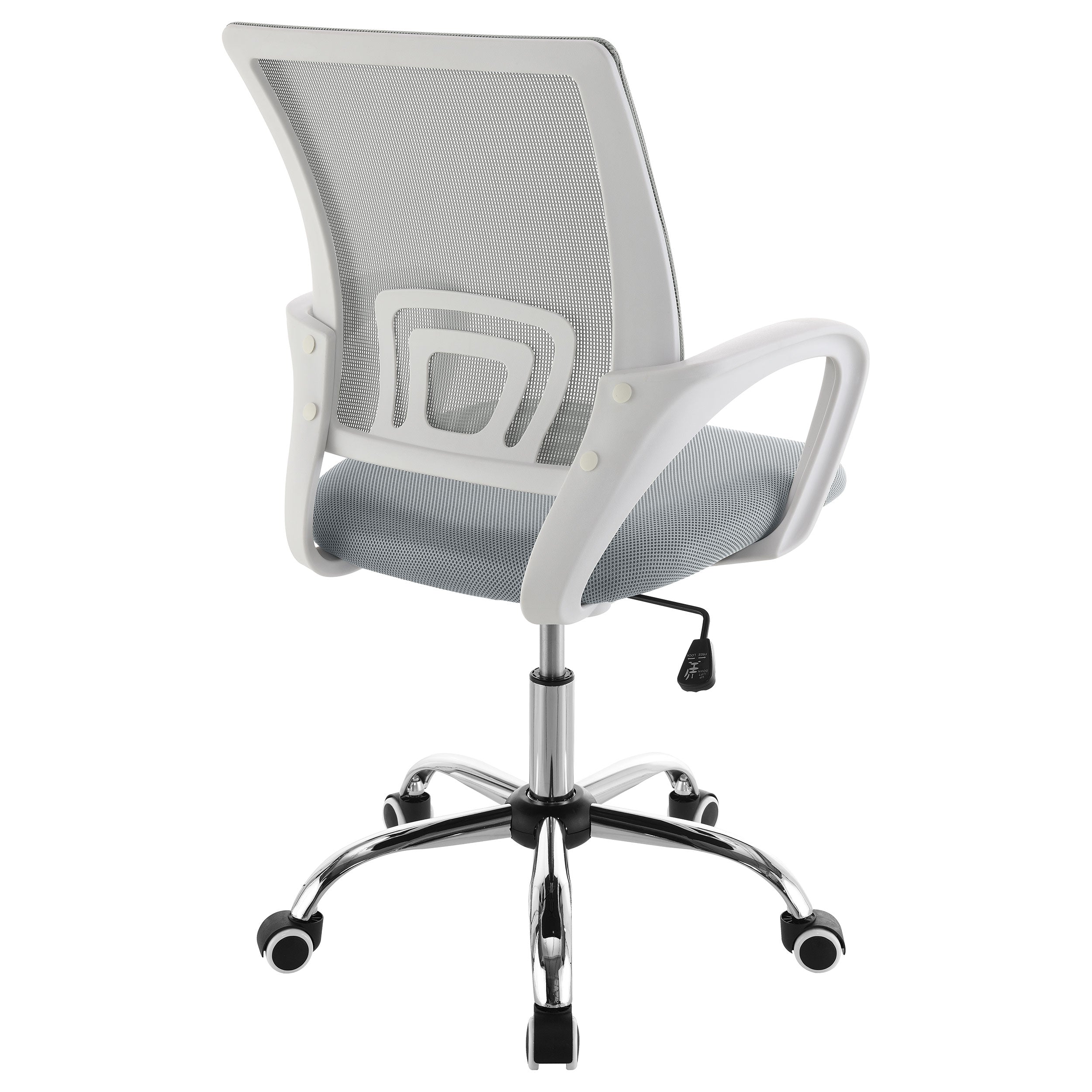 Felton Upholstered Adjustable Home Office Desk Chair Grey - MyWaynesHome #