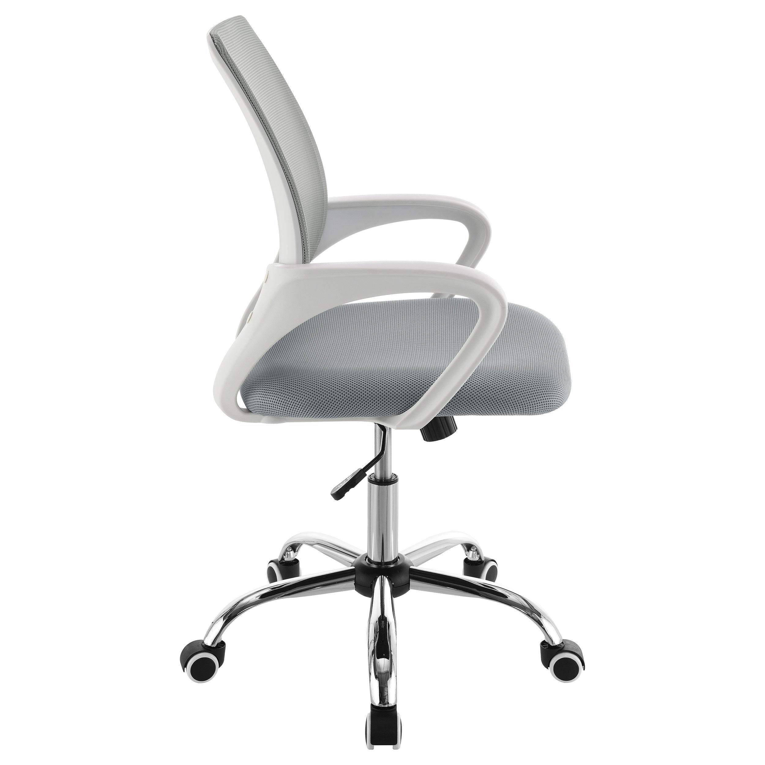 Felton Upholstered Adjustable Home Office Desk Chair Grey - MyWaynesHome #