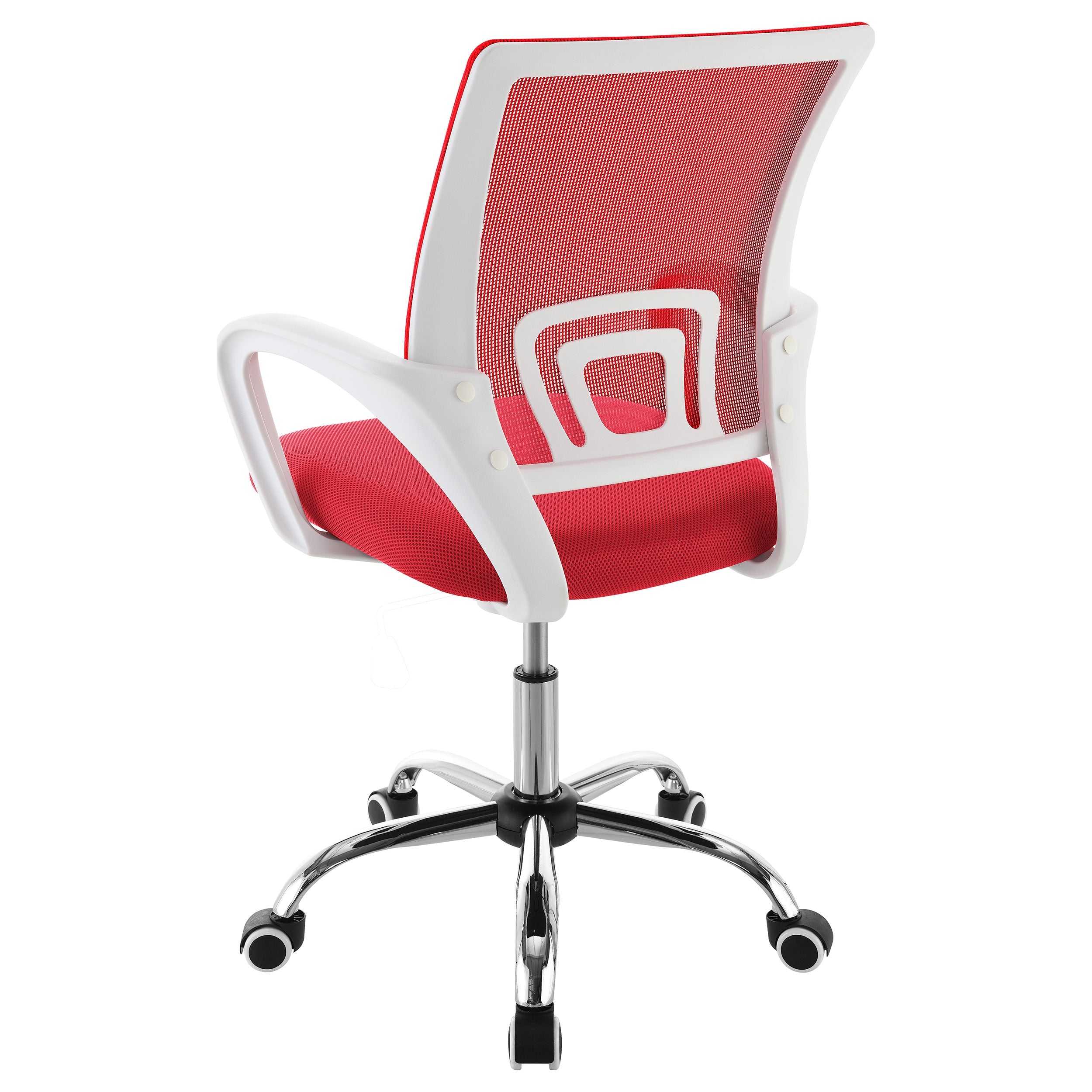 Felton Upholstered Adjustable Home Office Desk Chair Red - MyWaynesHome #