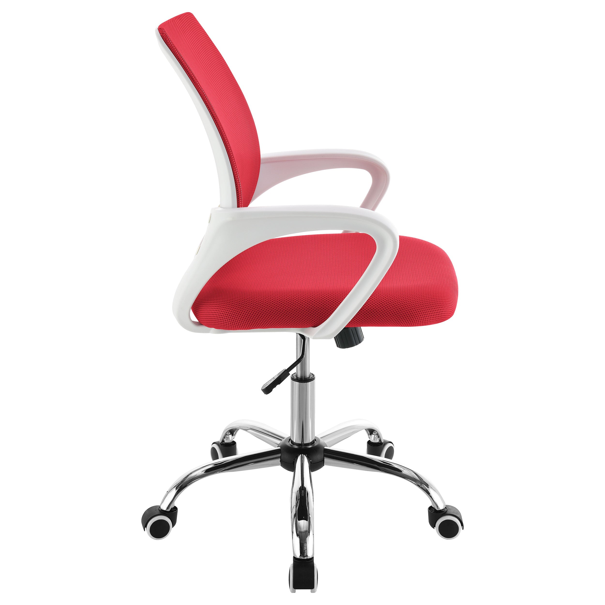 Felton Upholstered Adjustable Home Office Desk Chair Red - MyWaynesHome #
