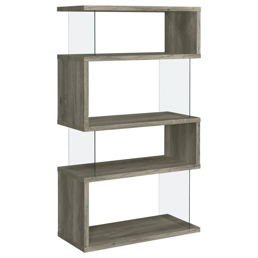 Emelle Grey Bookcase - MyWaynesHome #