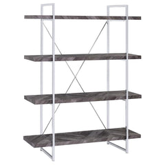 Grimma Grey Bookcase - MyWaynesHome #