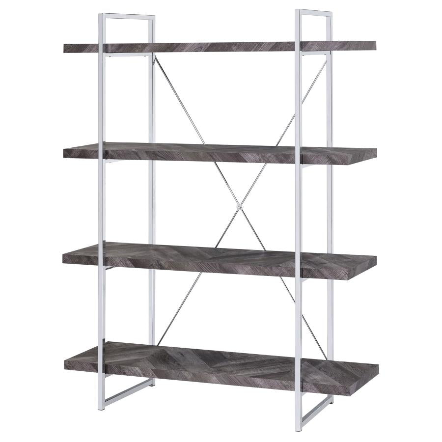 Grimma Grey Bookcase - MyWaynesHome #