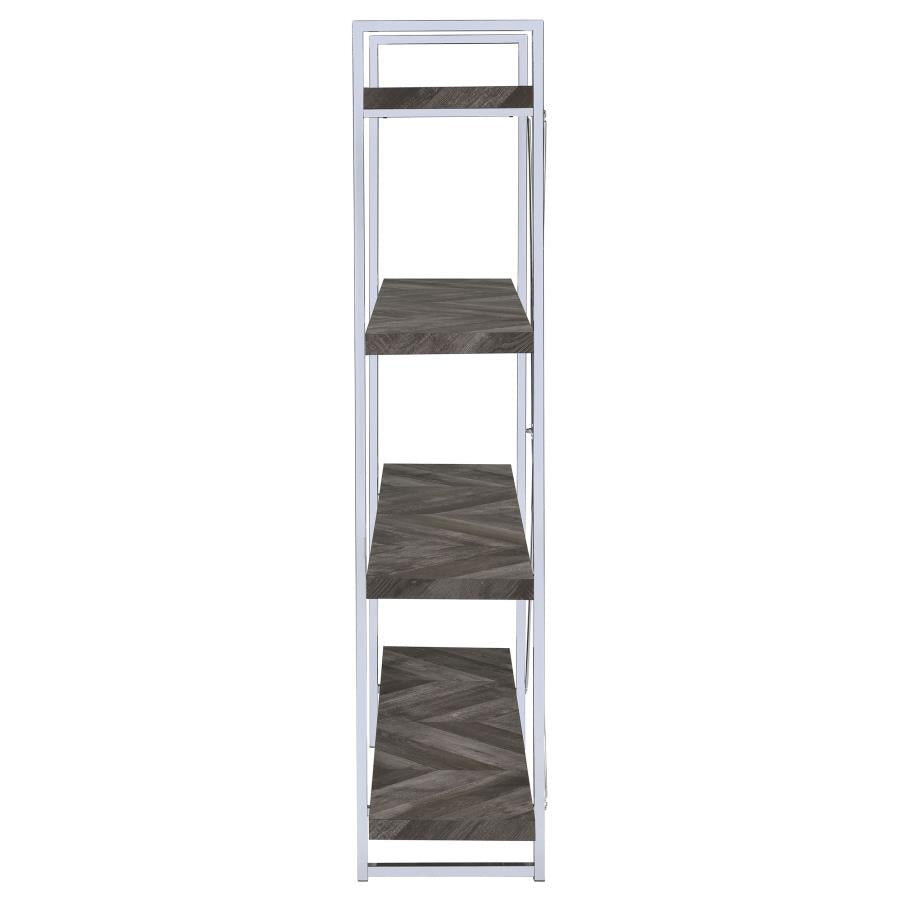 Grimma Grey Bookcase - MyWaynesHome #