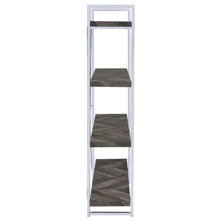 Grimma Grey Bookcase - MyWaynesHome #